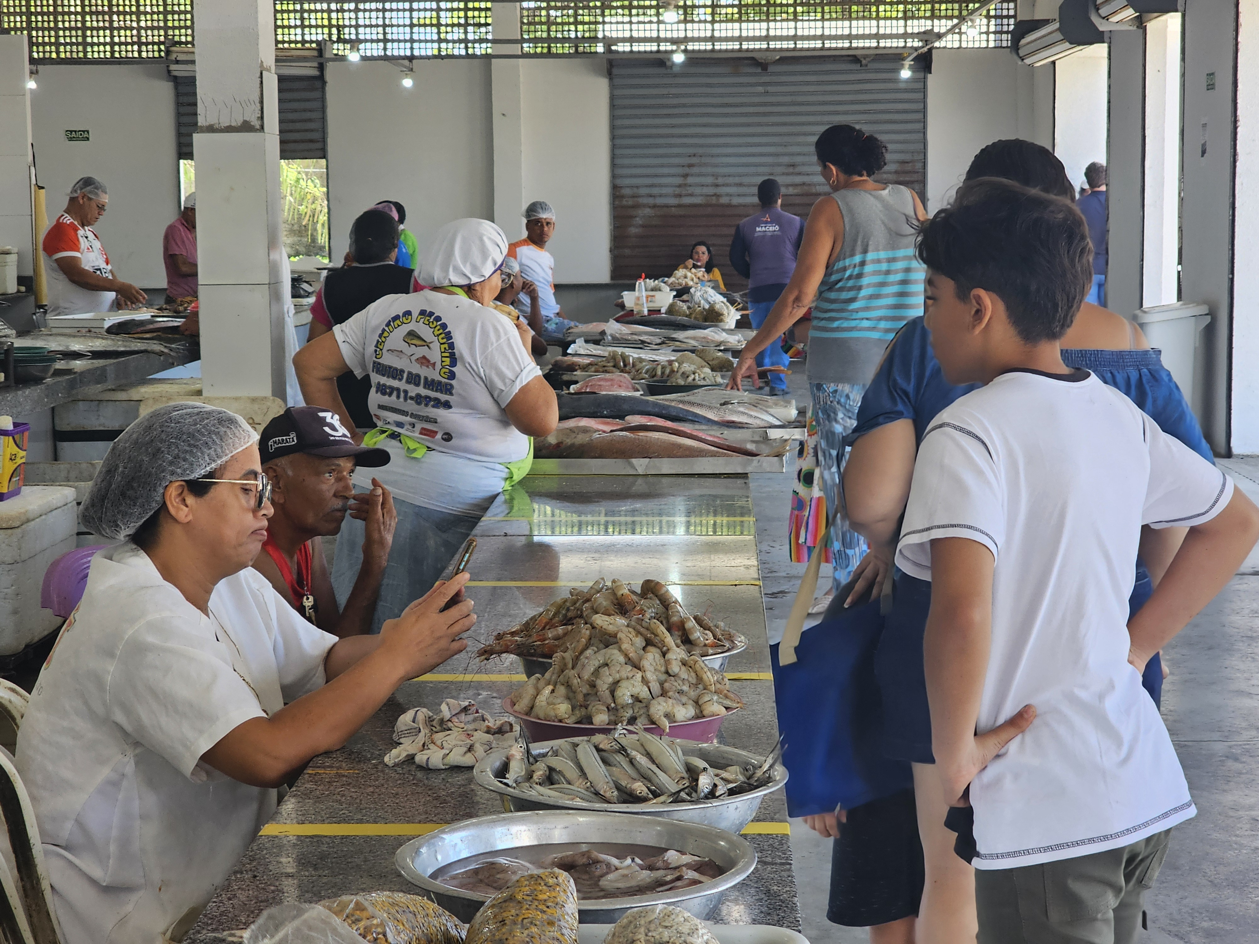 Centro Pesqueiro é opção de compras de peixes e frutos do mar