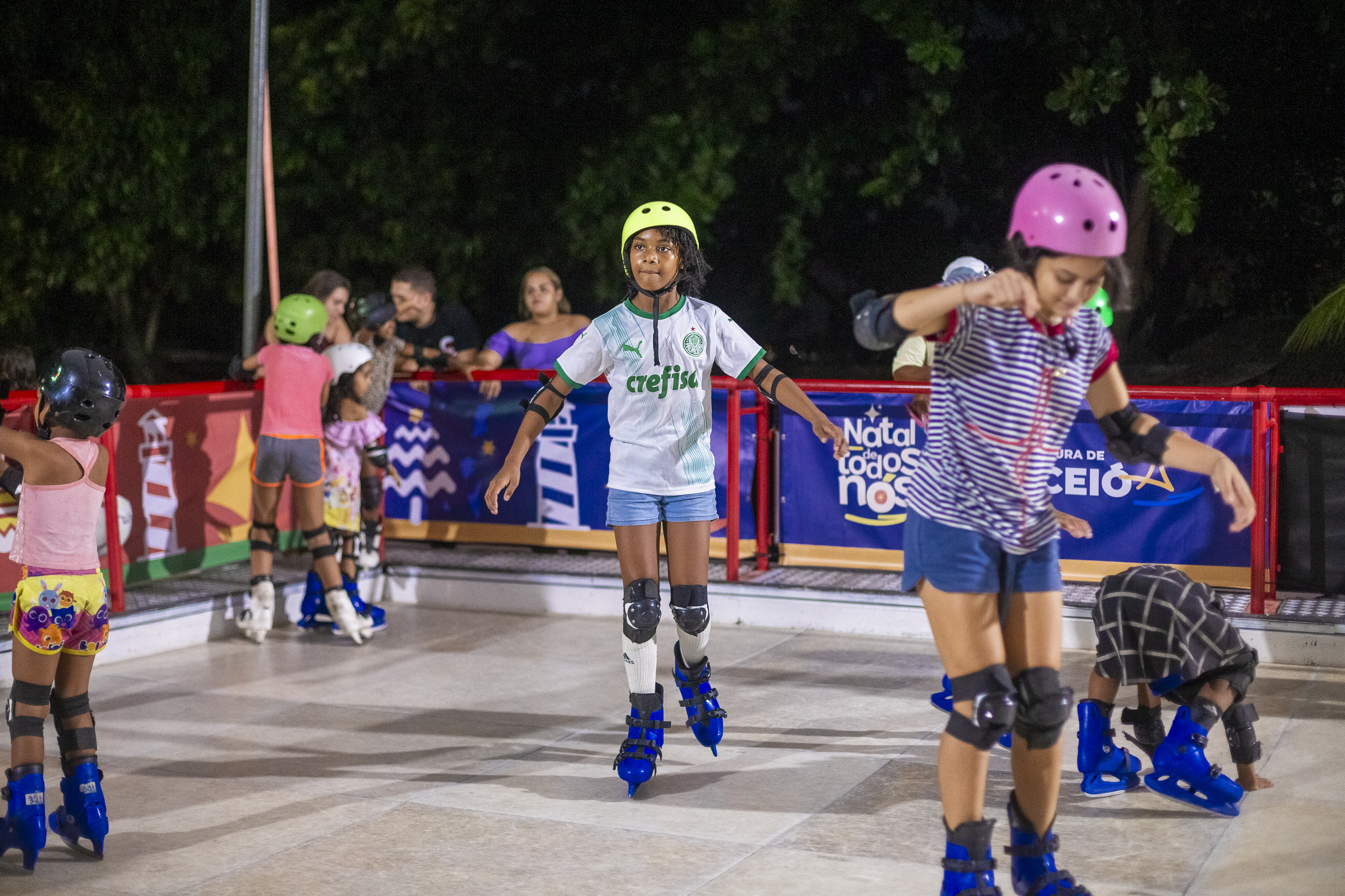 Pistas de patinação garantem diversão no Vergel, Biu e orla da Pajuçara