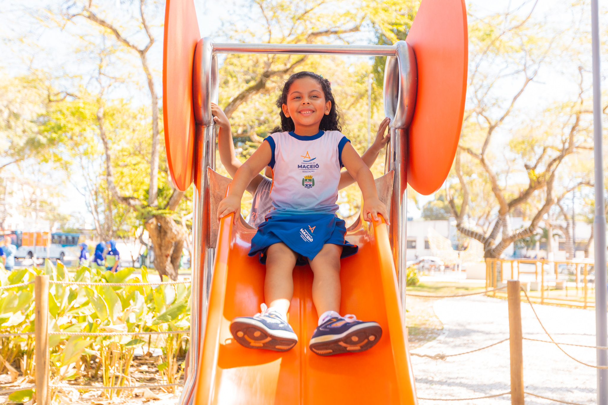 CMEI Mário Mafra encerra projeto com tarde de lazer no Parque do Centenário