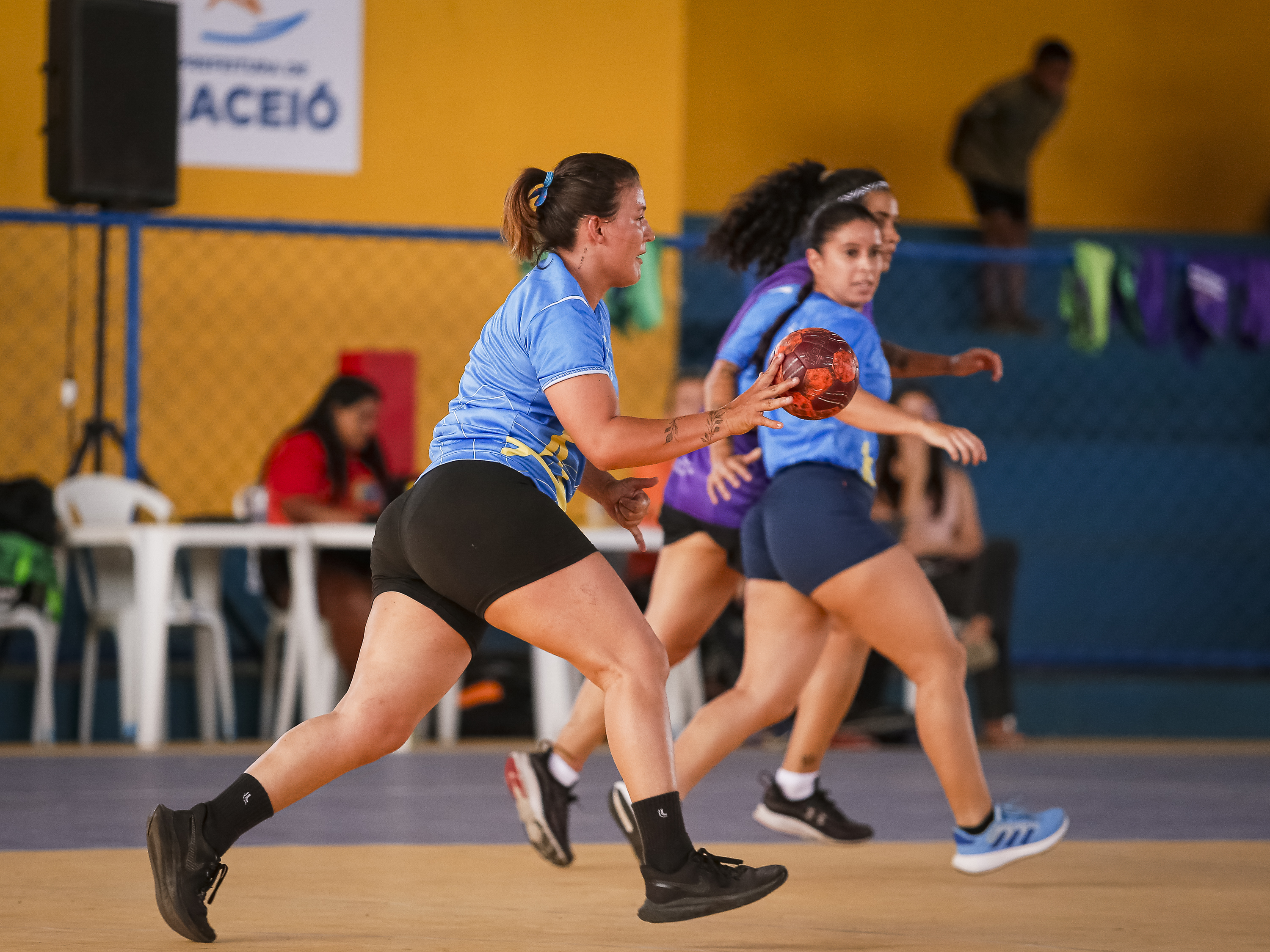 Duelos no handebol marcam segundo dia dos Jogos dos Servidores de Maceió