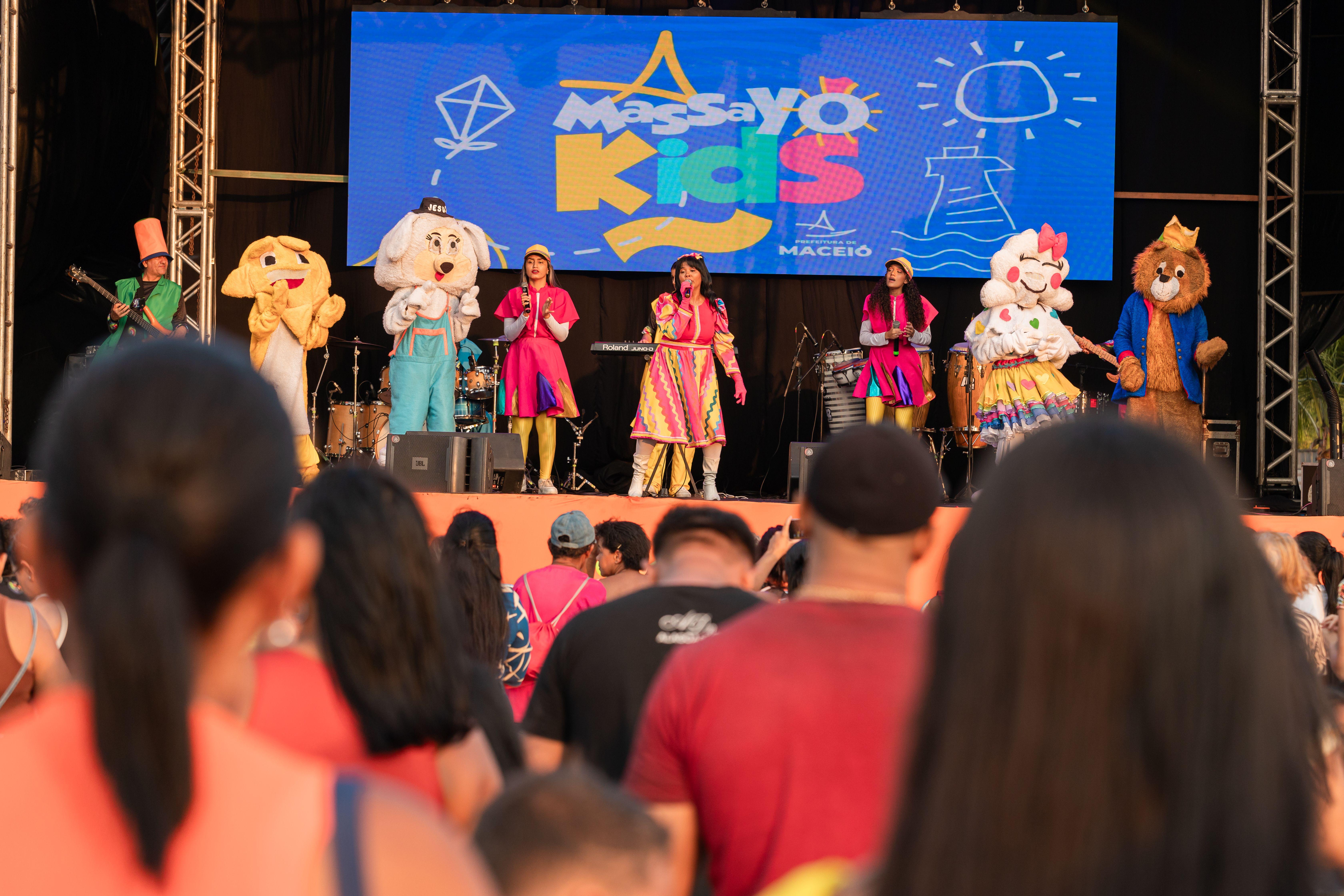 Festival Massayó Kids marcou fim de semana com alegria, diversão e brincadeiras