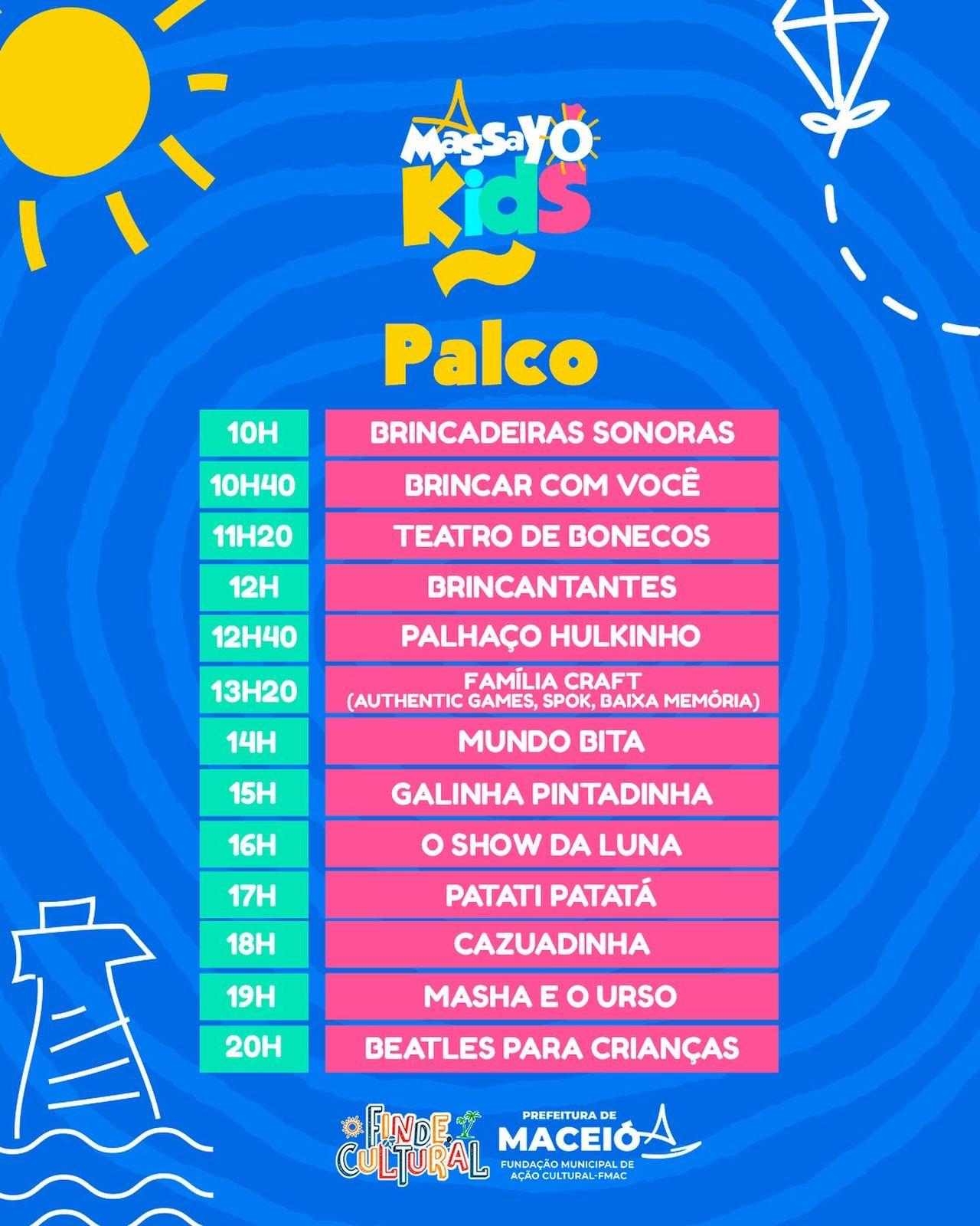 Em comemoração a Semana da Criança, Maceió receberá 3 grandes shows de  nível nacional 