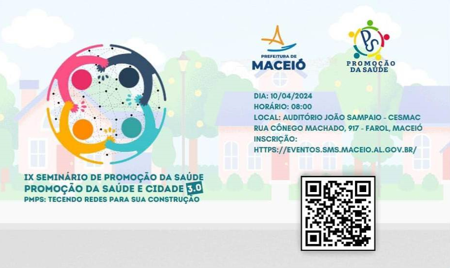 Inscrições para o 9º Seminário de Promoção da Saúde se encerram na próxima semana