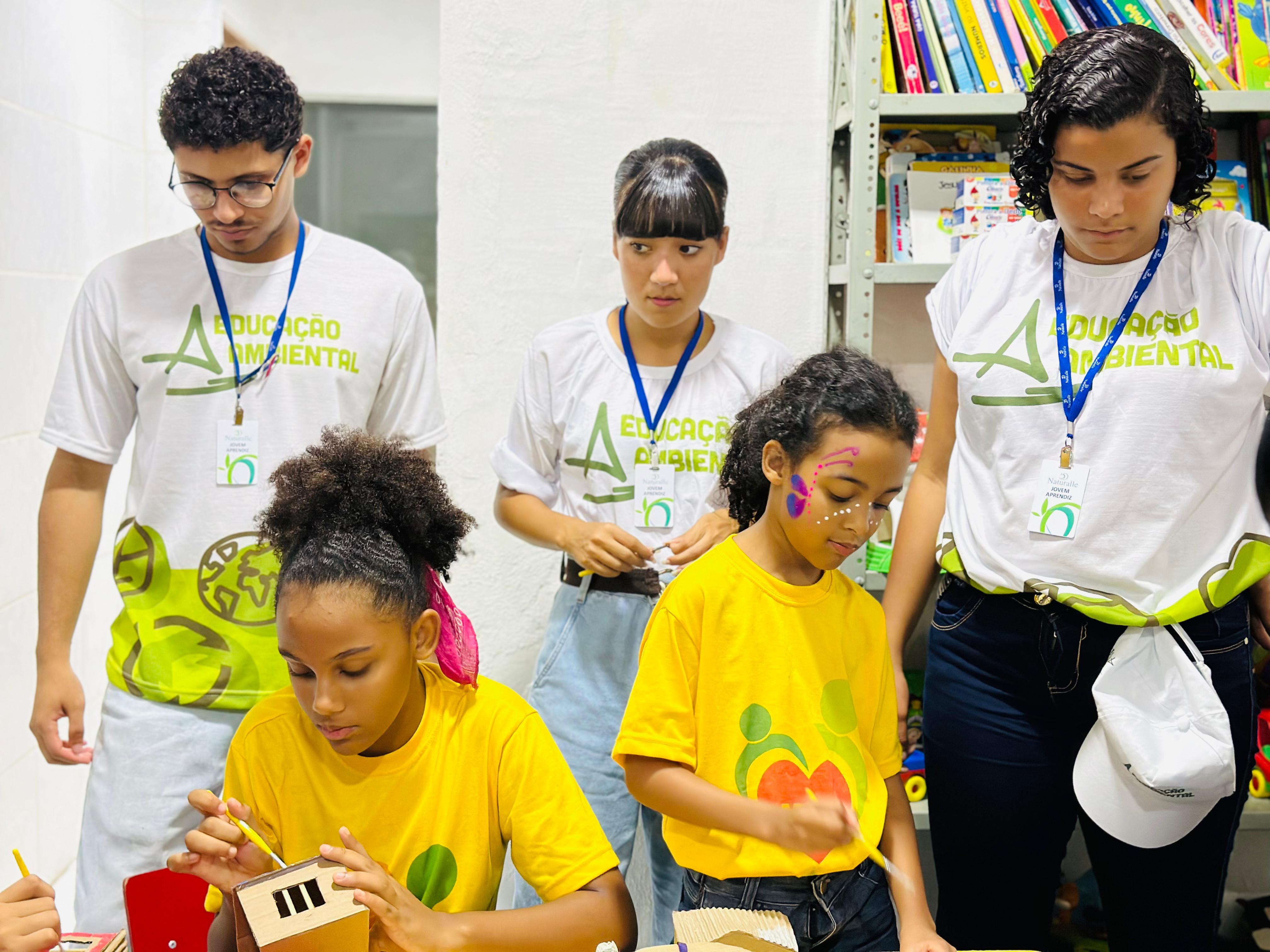 Crianças do Selma Bandeira participam de ações de educação ambiental