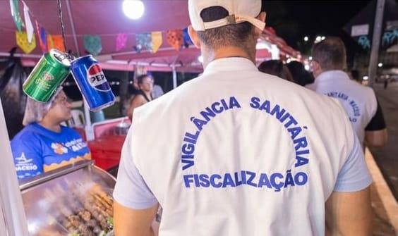 Vigilância Sanitária fiscaliza a venda de alimentos e bebidas no São João Massayó