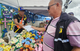 Segurança Cidadã fiscaliza ambulantes durante feriado de Finados