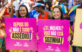 Secretaria da Mulher leva ações educativas para as prévias do Carnaval neste sábado (22)