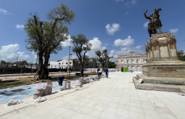 Revitalização da Praça Marechal Deodoro entra na reta final