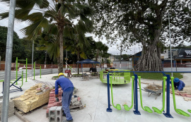 Prefeitura executa diversas obras simultâneas em espaços de lazer por toda Maceió