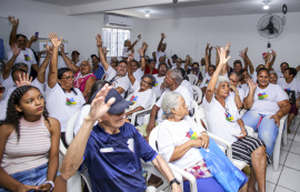 Cras Dom Adelmo Machado realiza encontro da terceira idade