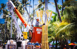 Prefeitura de Maceió inicia instalação da decoração natalina