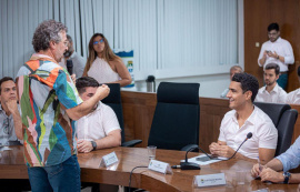 Prefeitura de Maceió se reúne com ex-secretário de Cultura e Desenvolvimento Social de Medellín para debater ações em Maceió
