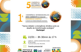 Maceió sedia 1ª Conferência Intermunicipal do Meio Ambiente na quarta (22)