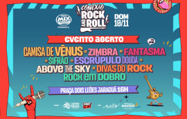 Conexão Rock and Roll: festival acontece neste domingo (10), no Jaraguá