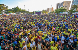 Telões na Pajuçara e Benedito Bentes transmitem o jogo do Brasil nesta segunda-feira (28)