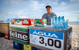 Abertura do Verão movimenta economia e anima vendedores ambulantes