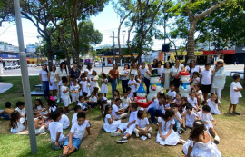 Alunos da Educação Infantil finalizam etapa de aprendizagem no Parque Centenário