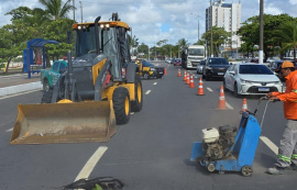 Seminfra executa obra emergencial em galeria pluvial no Jaraguá