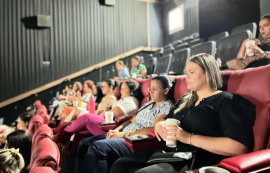 Unidade de Saúde do São Jorge promove dia de cinema para usuárias e servidoras