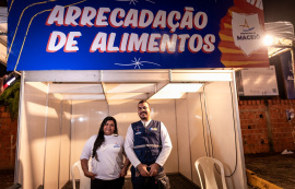 São João Solidário já arrecadou quase cinco toneladas de alimentos