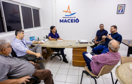 Vice-prefeito e titular da Seminfra debate com empresários melhorias na mobilidade urbana da parte alta de Maceió