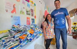 Secretaria de Esporte de Maceió entrega doações arrecadadas para a AFAEAL