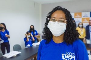 Maria Luiza foi uma das selecionadas e espera que a oportunidade contribua na sua carreira profissional. Foto: Gabriel Moreira / Secom Maceió