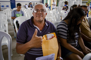 José Martins aprovou o atendimento. Foto: Allan César/Secom Maceió