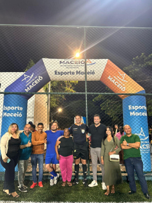 O secretário de Esporte aproveitou o momento para ouvir as demandas da população. Foto: Assessoria