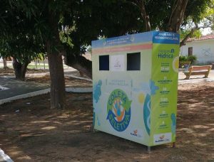 Os Pontos de Entrega Voluntária são uma opção para o descarte correto de recicláveis. Foto: Ascom Sudes