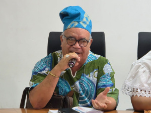 Pai Célio destacou a importância da construção conjunta e ressaltou a importância do evento. Foto: Beto Macário/Secom Maceió