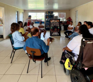 Roda de conversa com Coletivo de Mulheres Pretas Periféricas. Foto: Ascom Semce