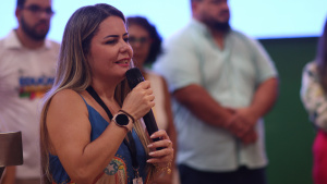 Coordenadora da Educação Infantil, Patrícia Siqueira. Foto: Daniel Marinho/Ascom Semed