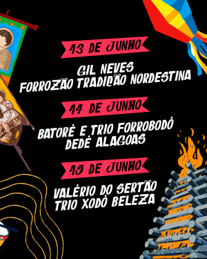 Programação do Forró Raiz