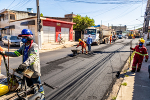 Recapeamento na Avenida Mundaú. Foto: Felipe Sóstenes/Secom Maceió