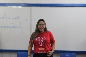 Secretária-adjunta de Educação, professora Emília Caldas. Foto: Arthur Vieira (estagiário)/Ascom Semed