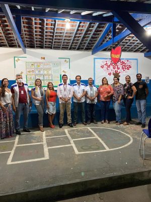 Vigilância Sanitária promoveu ação educativa em escolas da rede municipal de ensino. Foto: Vigilância Sanitária de Maceió