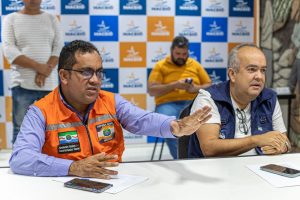 Coordenador da Defesa Civil, Abelardo Nobre, diz que todas as equipes estarão de prontidão. Foto: Célio Júnior / Secom Maceió