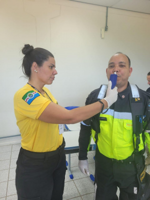 Agente de Trânsito da SMMT de Maceió na formação em Santa Catarina. Foto: UniPRF