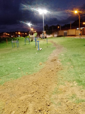 Equipamentos foram instalados em praças da comunidade Alto do Cruzeiro, em Riacho Doce. Foto: Ilumina: