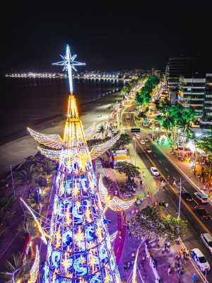 Natal de Todos Nós atrai turistas. Foto: Jonathan Lins/ Secom Maceió