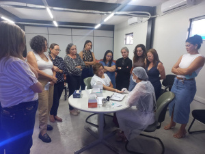 Capacitação promovida pela SMS uniu teoria e prática, qualificando profissionais para o diagnóstico rápido e acolhimento humanizado no enfrentamento às ISTs. Foto: Ascom SMS