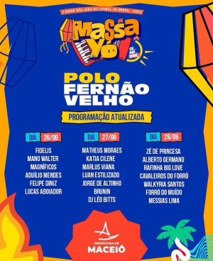 Palco Água de Cheiro inicia nesta segunda (26) shows do polo Fernão Velho