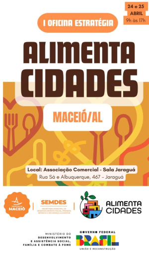 Oficina acontecerá na Associação Comercial de Maceió, Jaraguá, das 9h às 17h