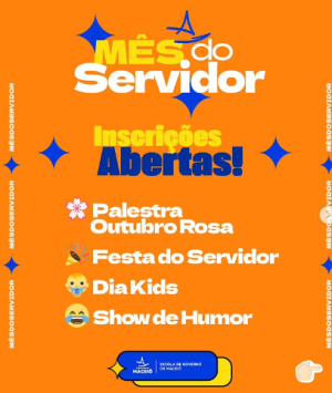 Ações do Mês do Servidor