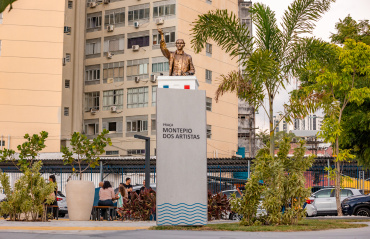 Prefeitura de Maceió entrega revitalização da Praça Montepio dos Artistas