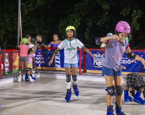 Pistas de patinação garantem diversão no Vergel, Biu e orla da Pajuçara