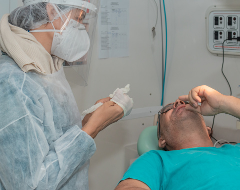Dentista na Comunidade oferta serviços a residentes da Casa de Passagem São Vicente de Paulo