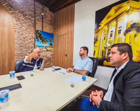 Secretário de Saúde visita presidente da Câmara de Vereadores de Maceió