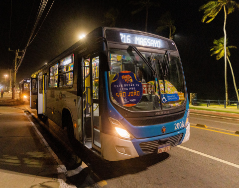 Prefeitura de Maceió disponibiliza 15 linhas especiais gratuitas para o São João Massayó